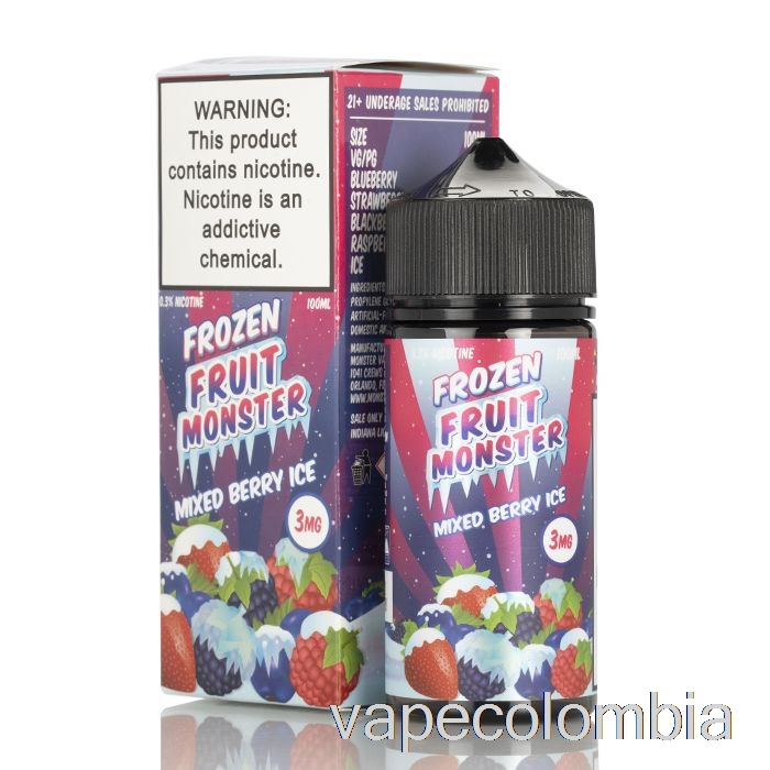 Vape Desechable Hielo Mixto Baya - Monstruo De Frutas Congeladas - 100ml 6mg